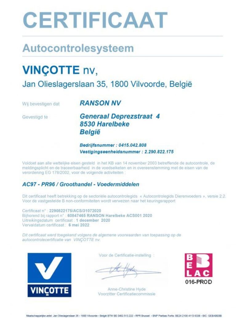 ACS veevoeders