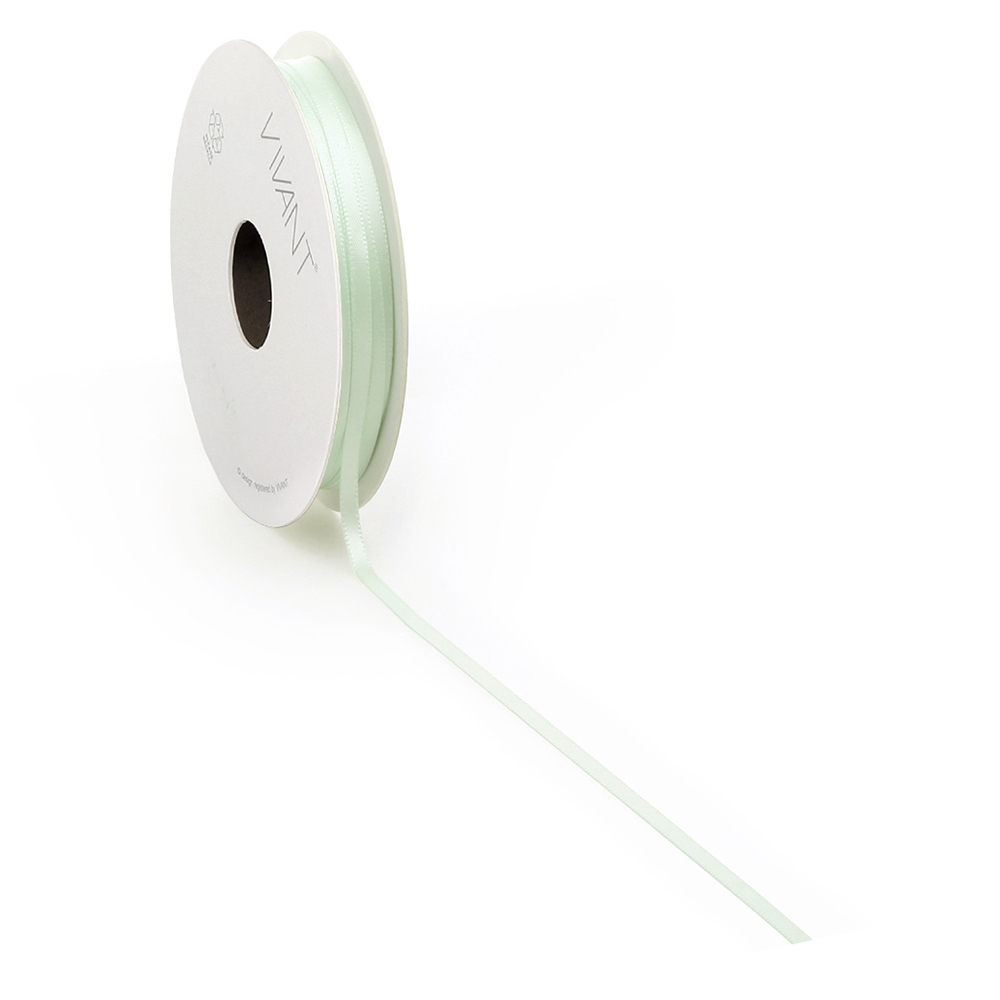 XRIBBON DOUBLE FACE SATIN 3MM MINT GREEN COL 60