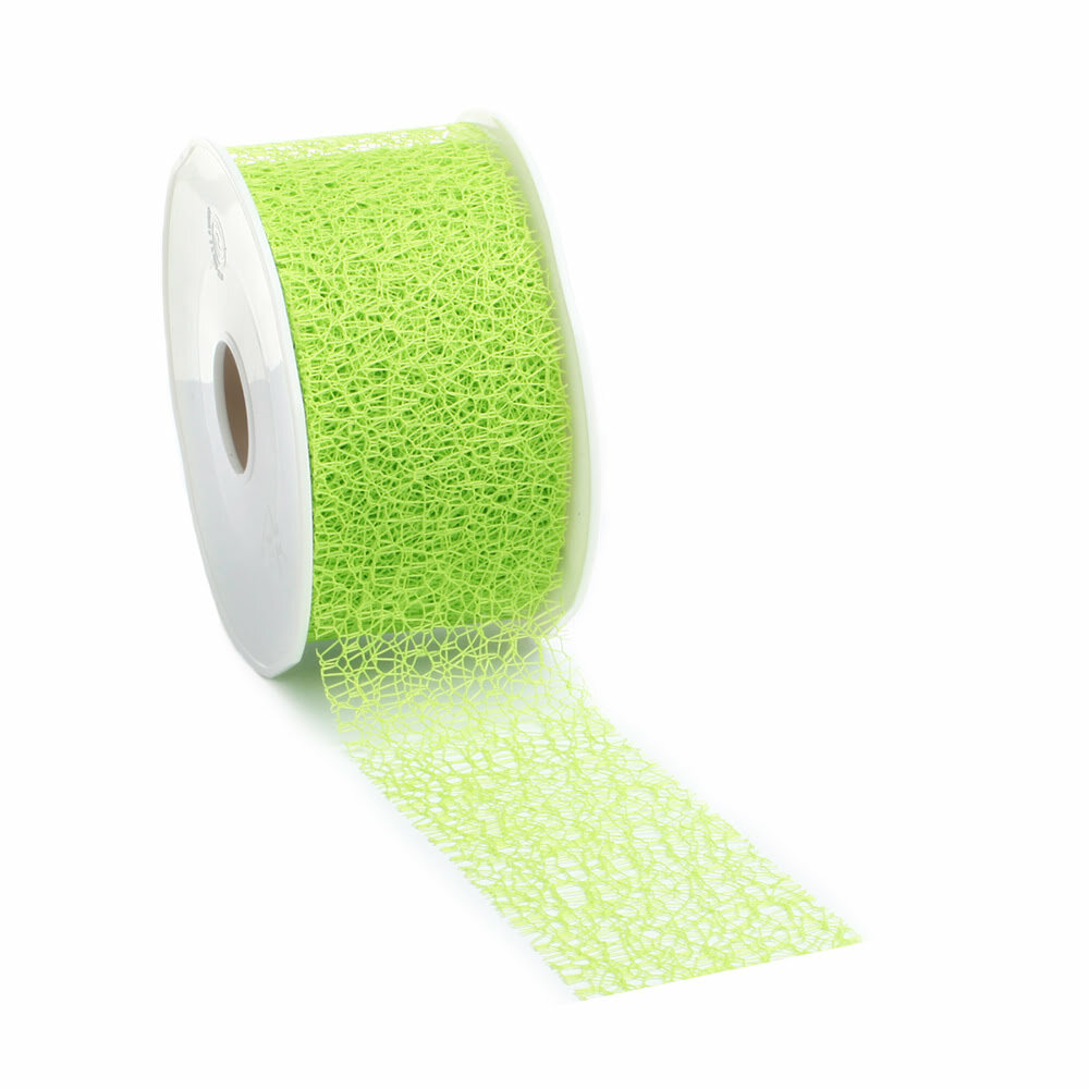 RUBAN CRISPY COL 62 VERT VIVE       50MM
