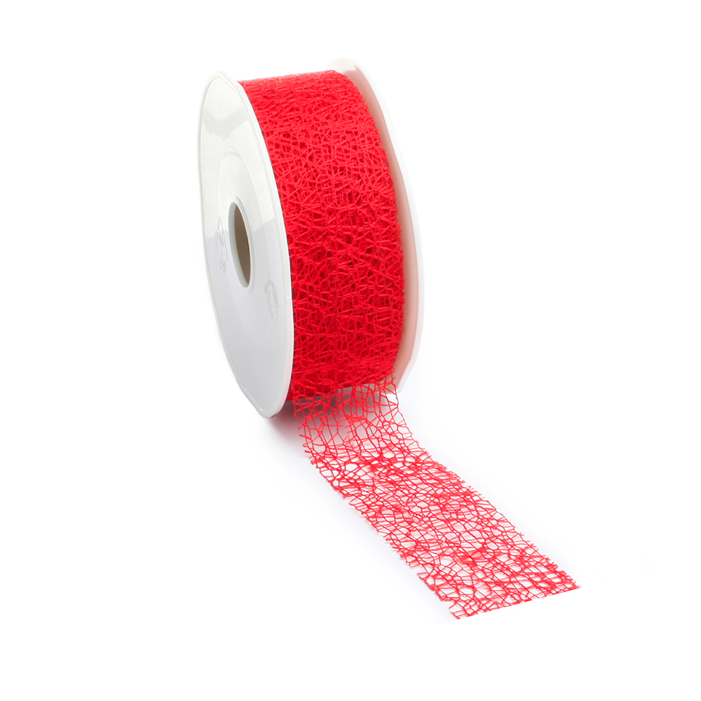 RUBAN CRISPY FILET / ROUGE   30MM_