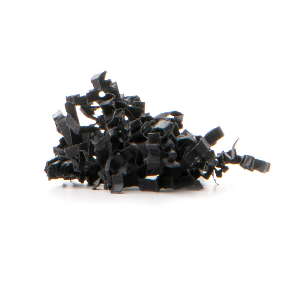 X 1 PAQ.PAILLE FINE/SIZZLE/BLACK NON-FOOD GRADE