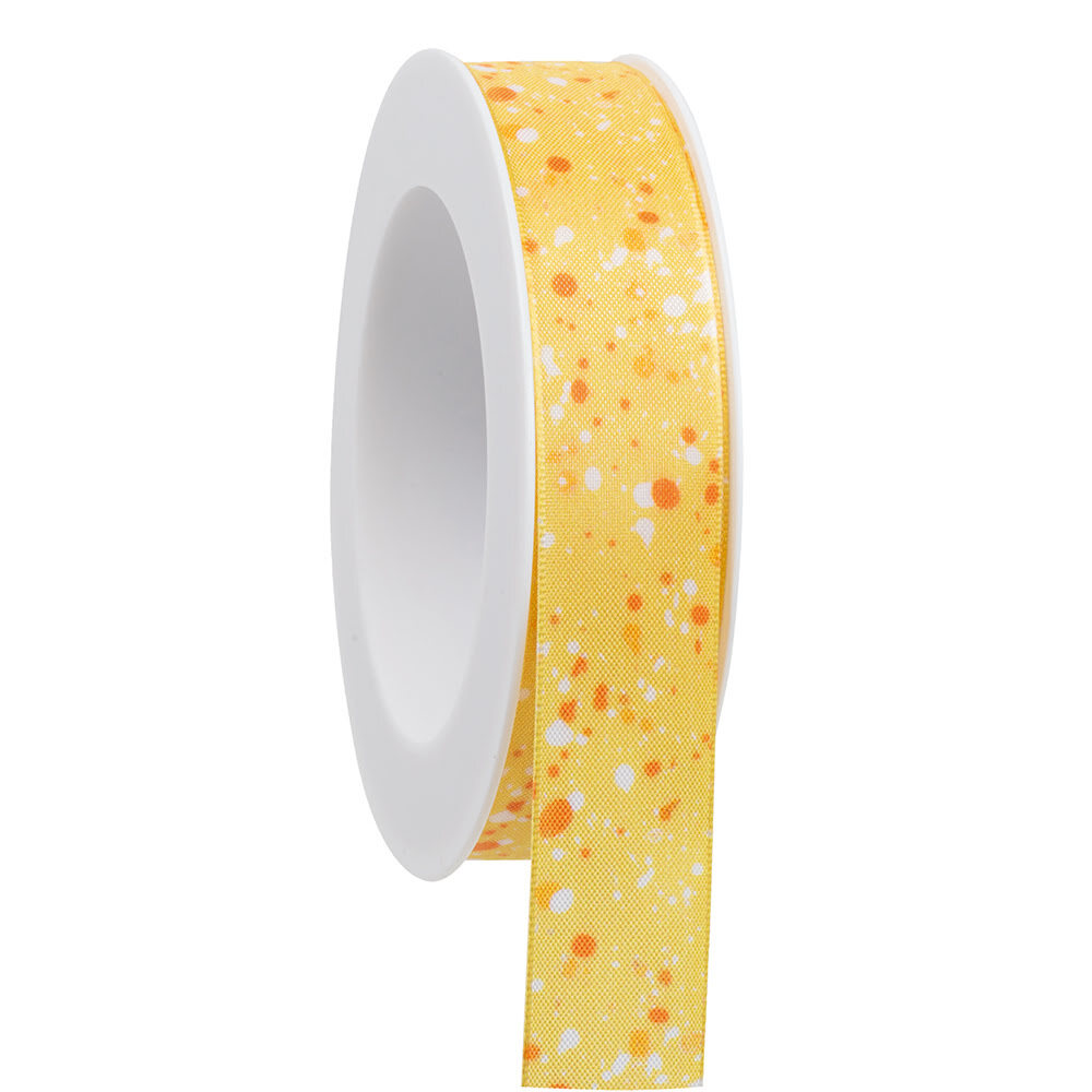 X1PC RIBBON YELLOW WITH SPOTS