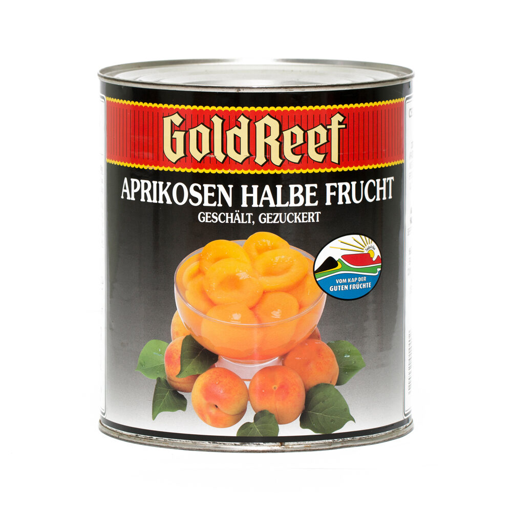 C/6X3K (A10) APRICOTS IN SYRUP GOLDREEF