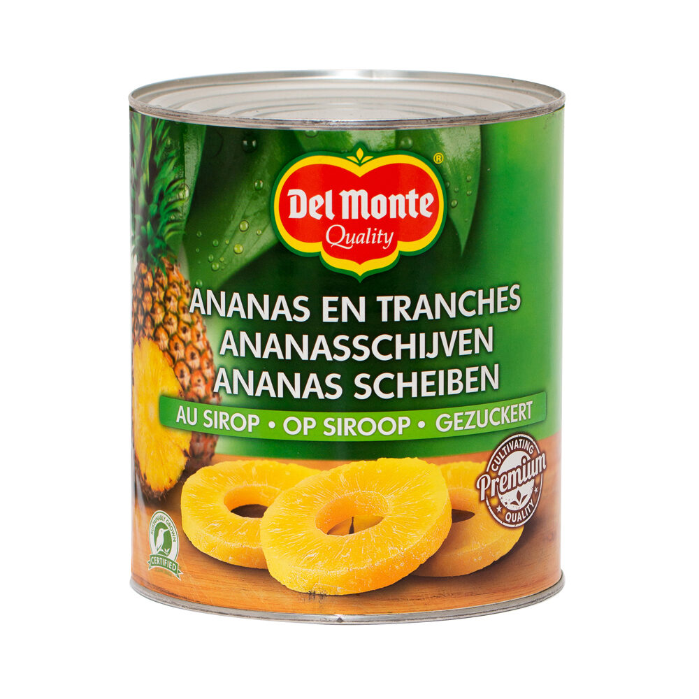 X 6X3K PINEAPPLE SLICES SYRUP DELMONTE