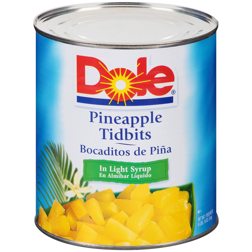C/6X3K ANANAS TIDBITS DOLE (SIROOP)