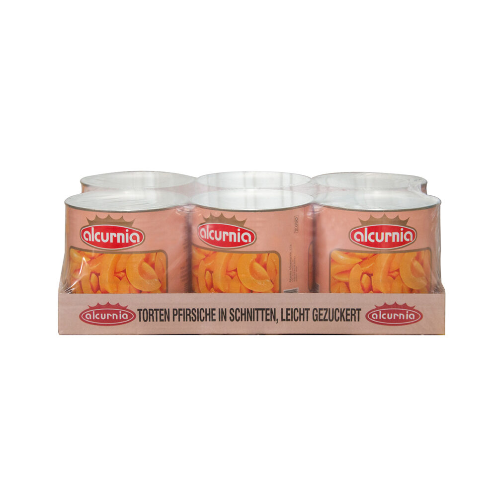 X 6X3KG PEACH SLICES ALCURNIA