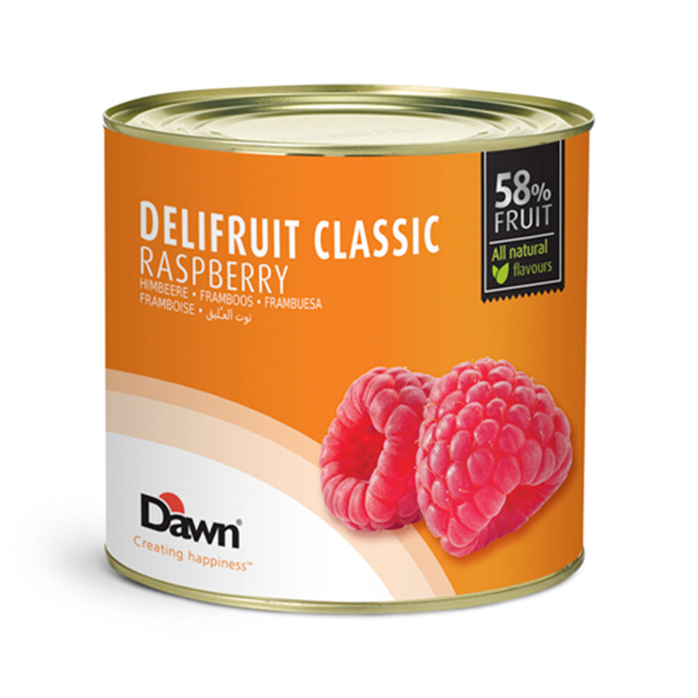 X2,7KG DELIFRUIT CLASSIC PIE FILLING RASPBERRY