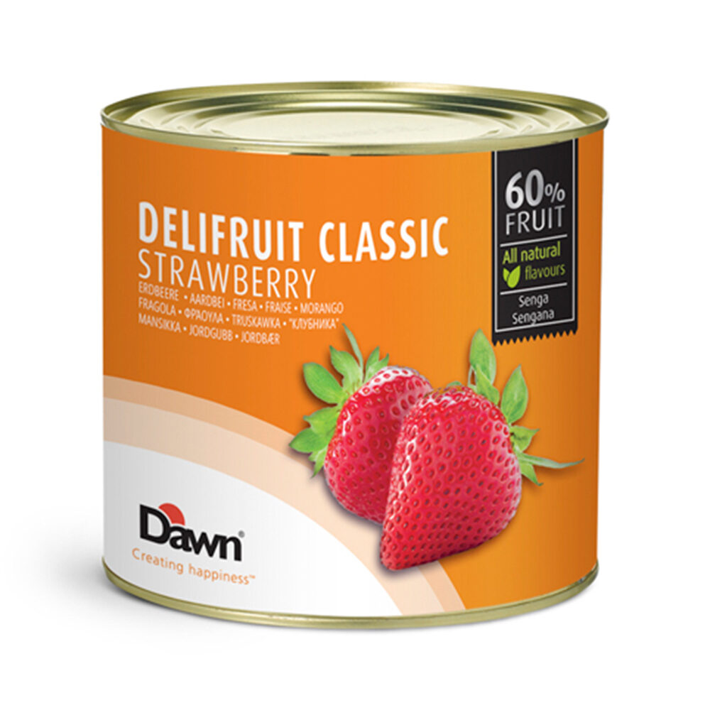 X2,7KG DELIFRUIT CLASSIC TAARTVULLING AARDBEI