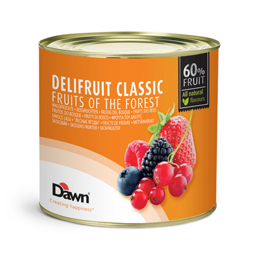 X2,7KG DELIFRUIT CLASSIC PIE FILLING FRUITS OF THE FOREST