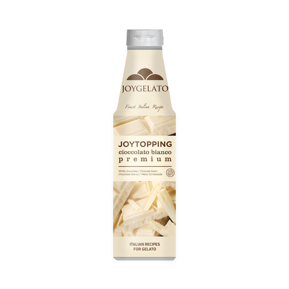 X0,9KG TOPPING JOYTOPPING CIOCCOLATO BIANCO PREMIUM JOYGEL.