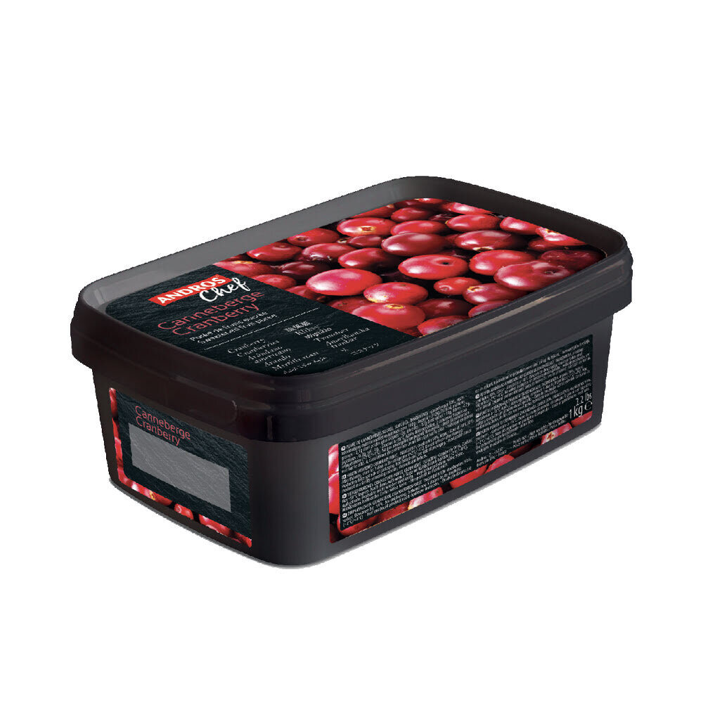 1KG VEENBES-CRANBERRY PUREE