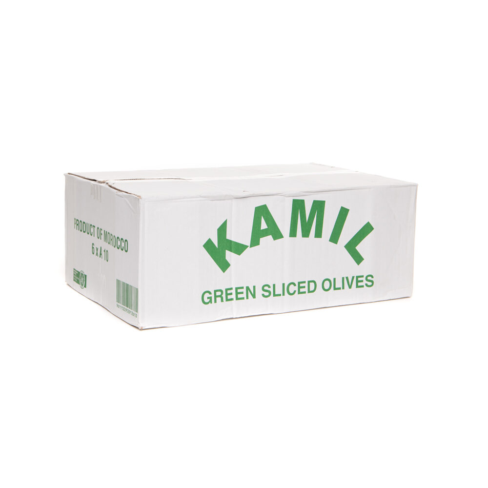 X 3KG GREEN OLIVE SLICES