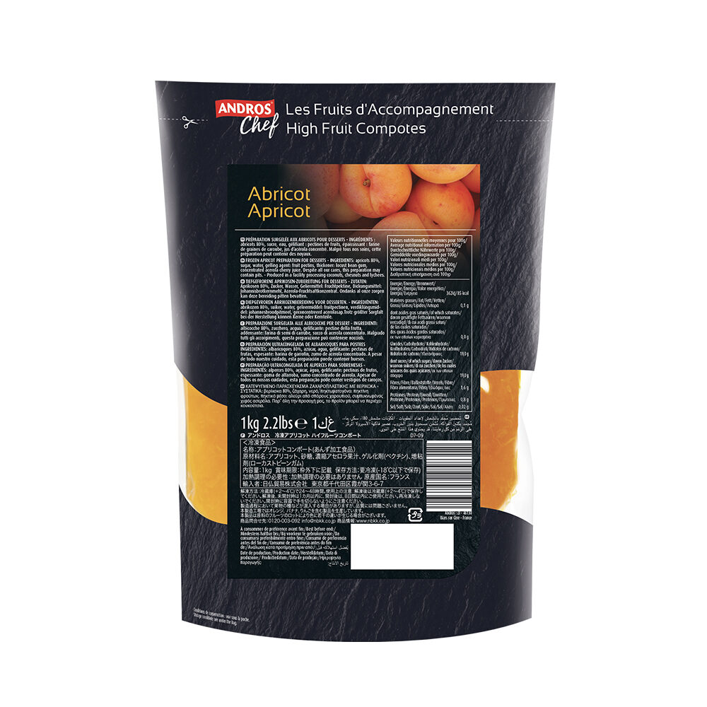 X1KG ABRICOT HIGH FRUIT COMPOTE