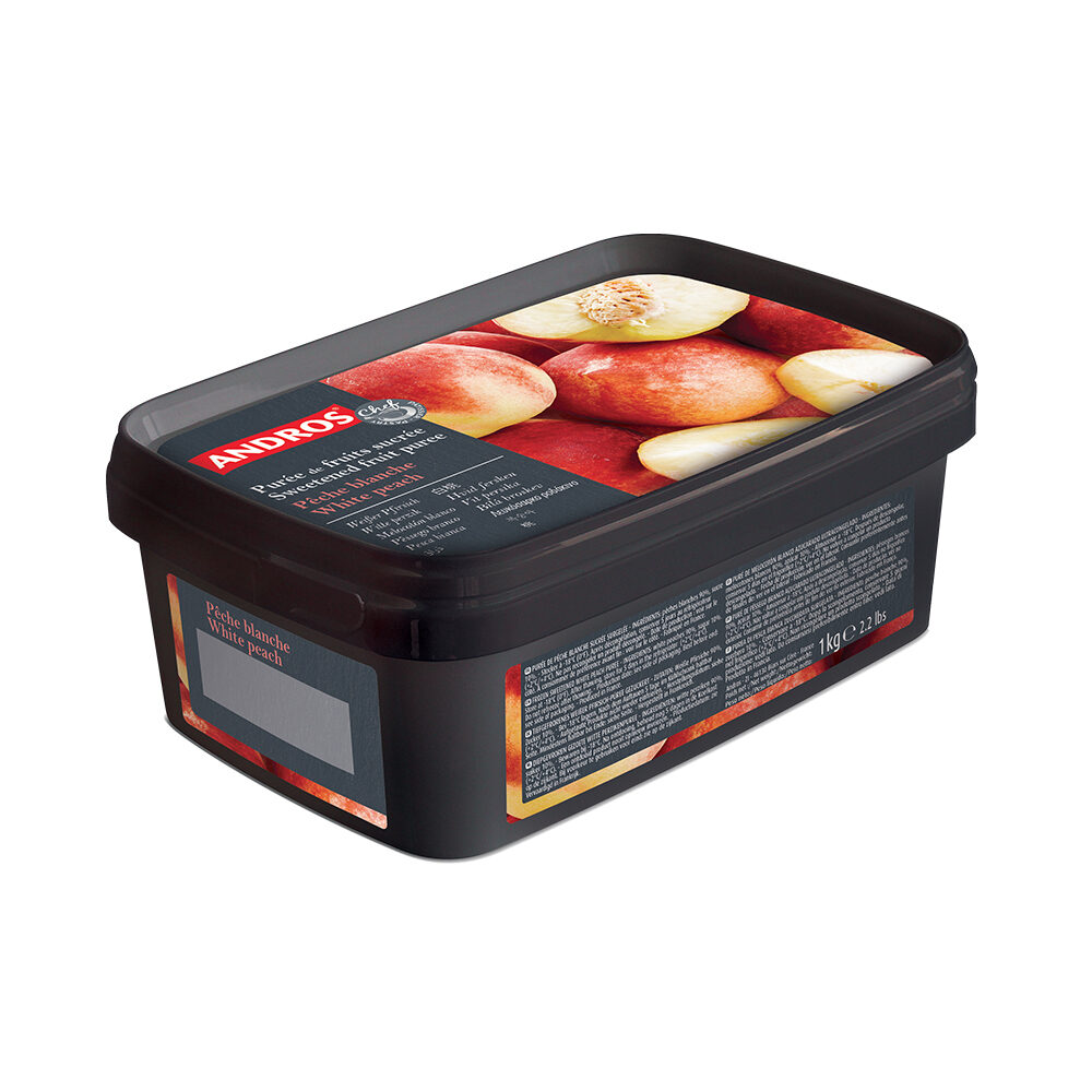 X1KG WITTE PERZIK PUREE