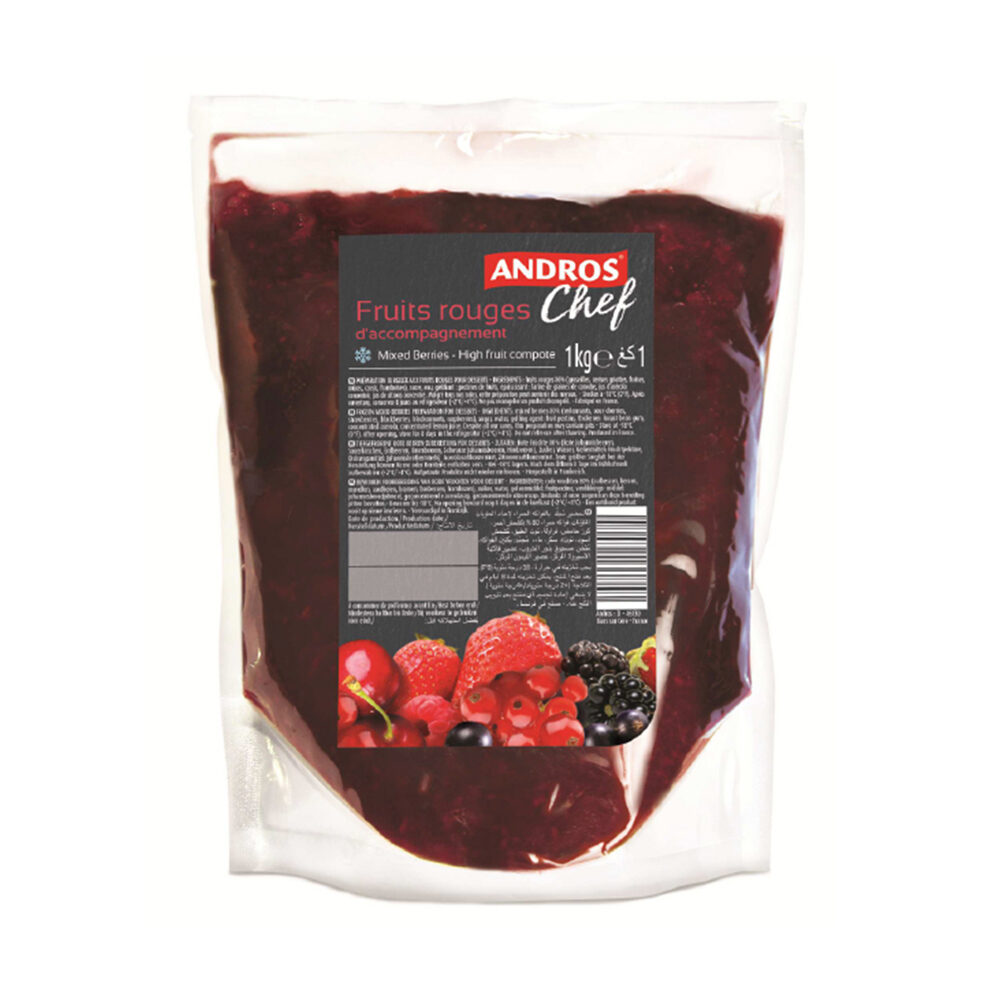 X1KG MIXED BERRIES HIGH FRUIT COMPOTE