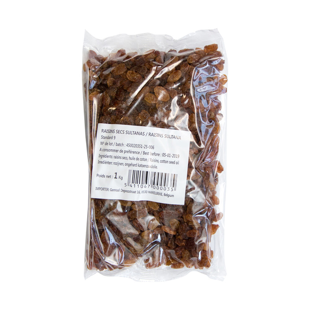 X1KG SULTANAS STD 9 GRADE A