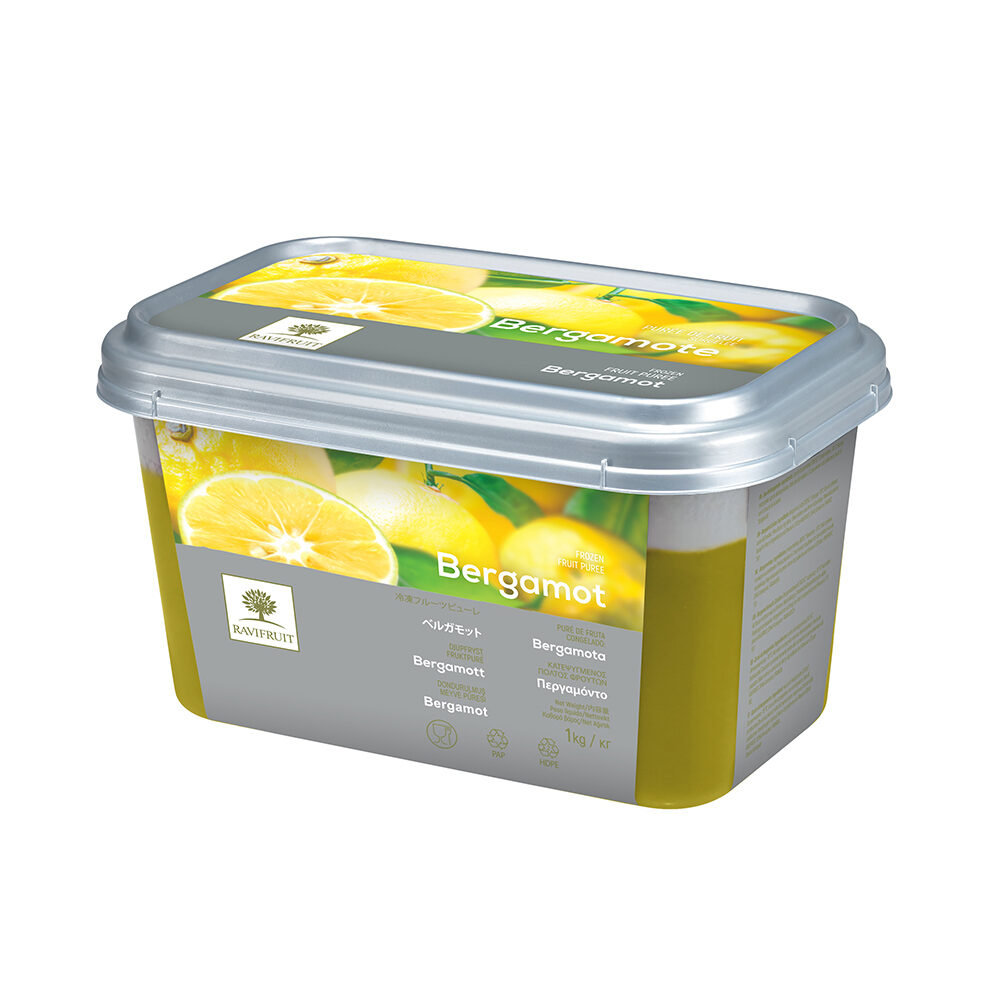 X1KG PURÉE DE FRUITS BERGAMOT 100% SURGELÉE RAVIFRUIT