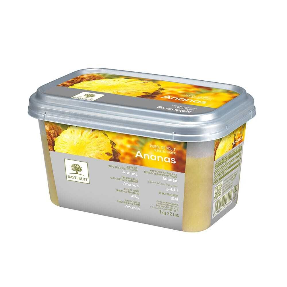X1KG PINEAPPLE PUREE FROZEN RAVIFRUIT