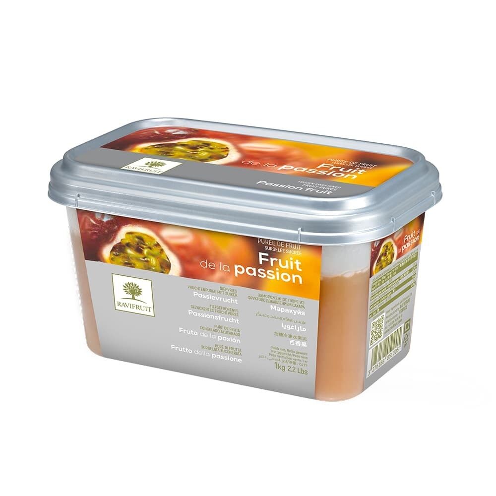 X1KG PASSION FRUIT PUREE FROZEN RAVIFRUIT