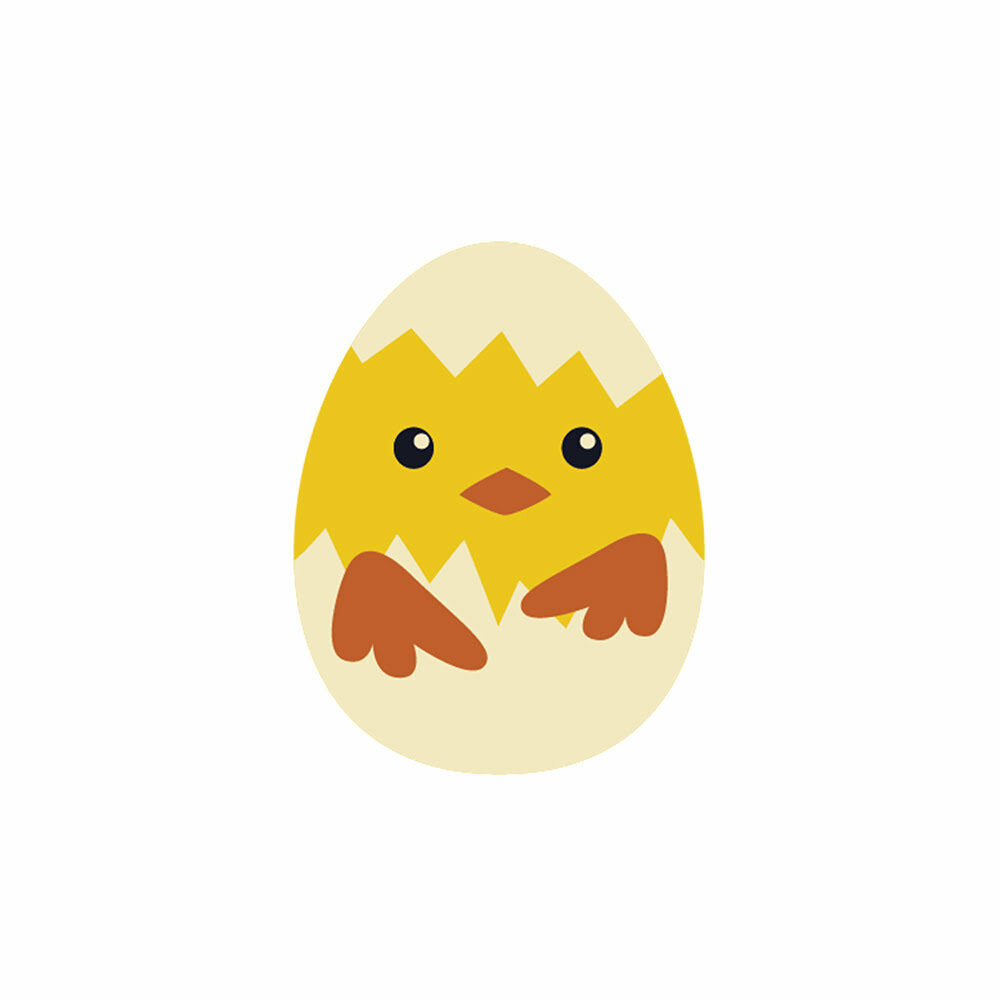 X224ST EASTER EGG CHICKEN WITTE CHOC. ML CHW-DC-22005-998