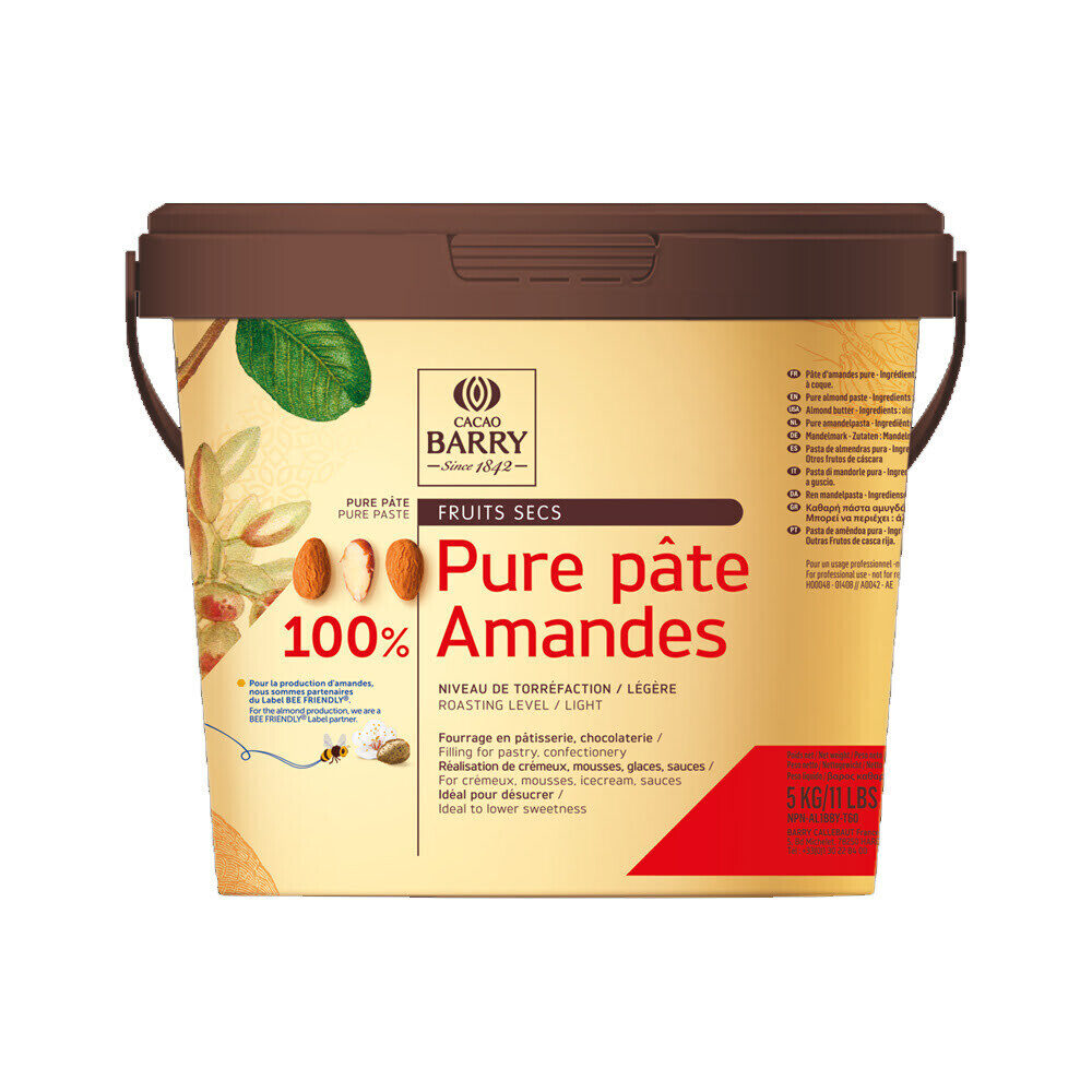 X5KG  PURE AMANDELPASTA 100% NPN-AL1BBY-T60