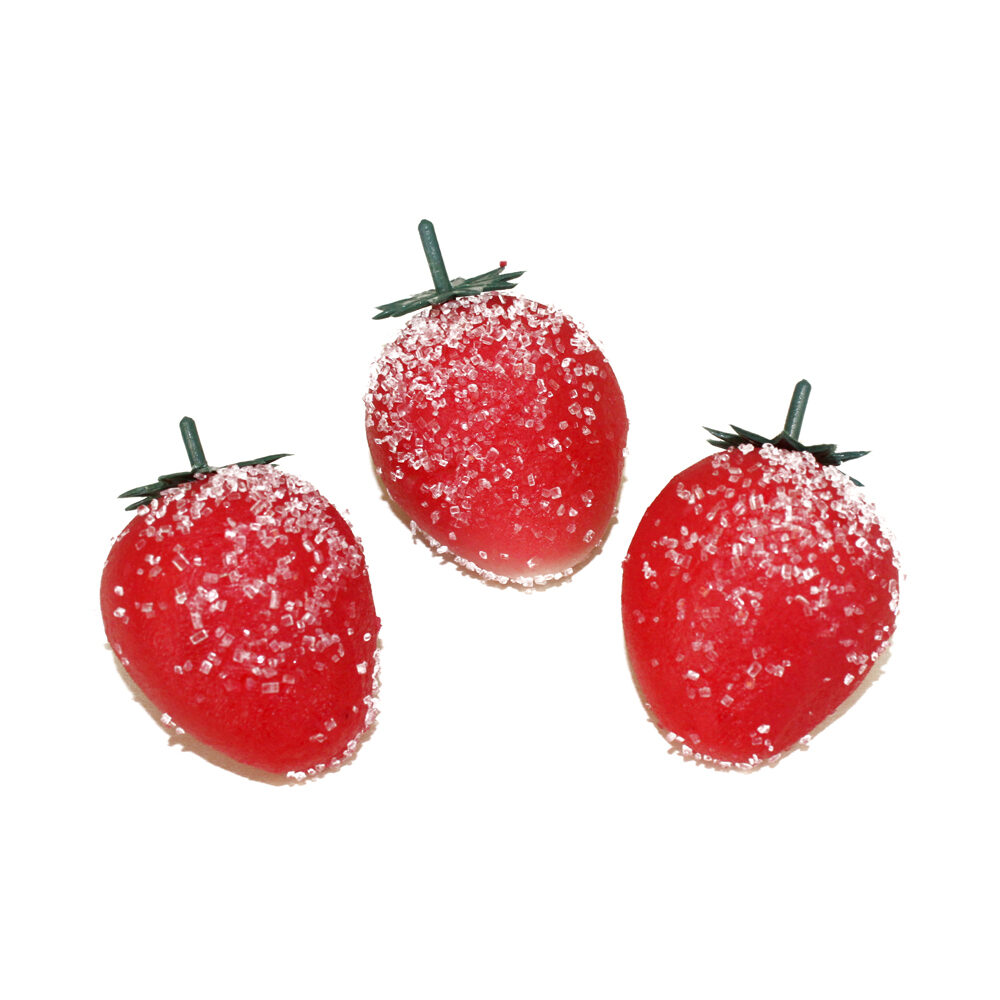 X 60PC MARZIPAN STRAWBERRIES 16GR  40%