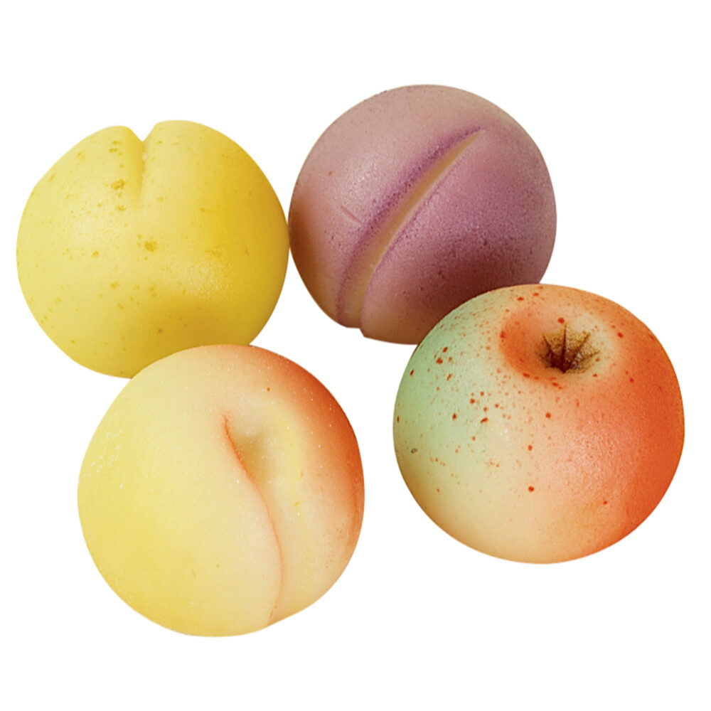 X 61PC MARZIP.FRUIT 16GR ROUND