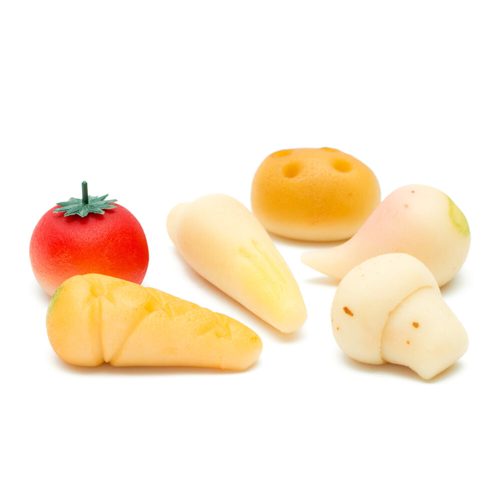 X 41PC MARZIPAN VEGETABLES 25G ASS