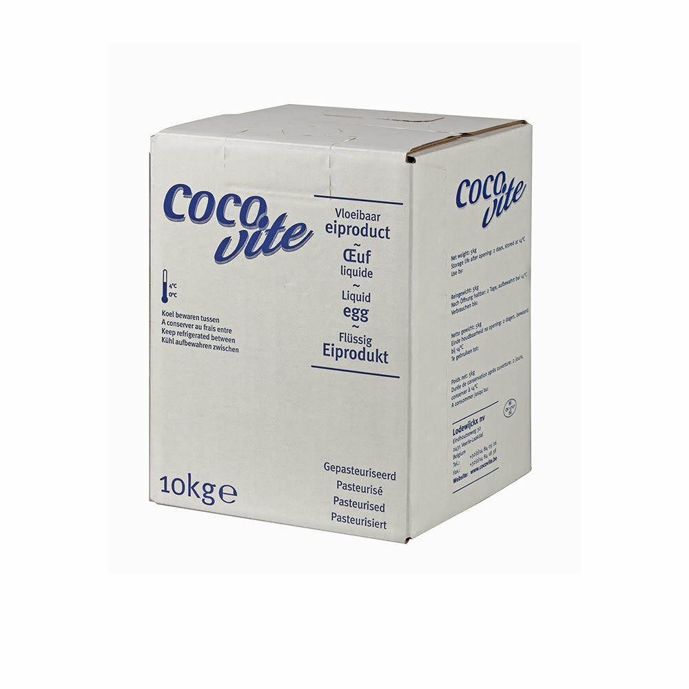 X10KG ŒUF ENTIER LIQUIDE AVEC LDC COCO-VITE BIB