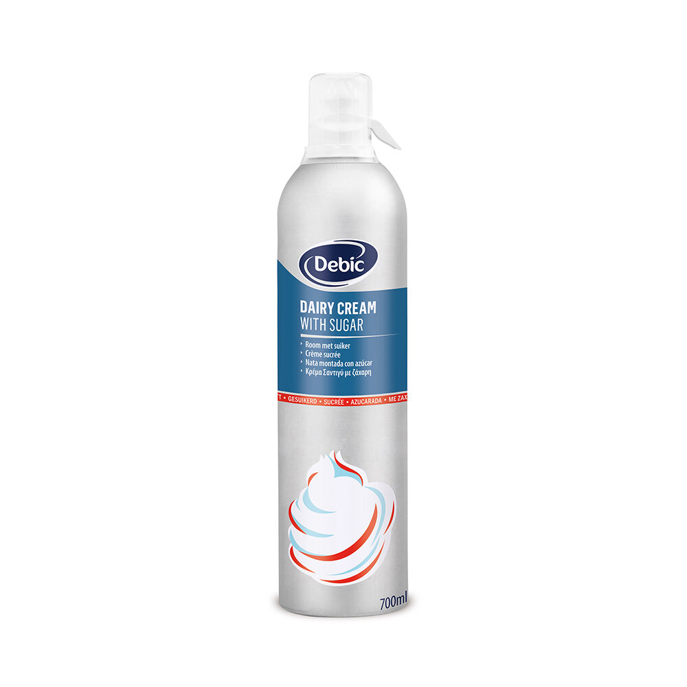 C/6X700GR SWEETENED CREAM AEROSOL