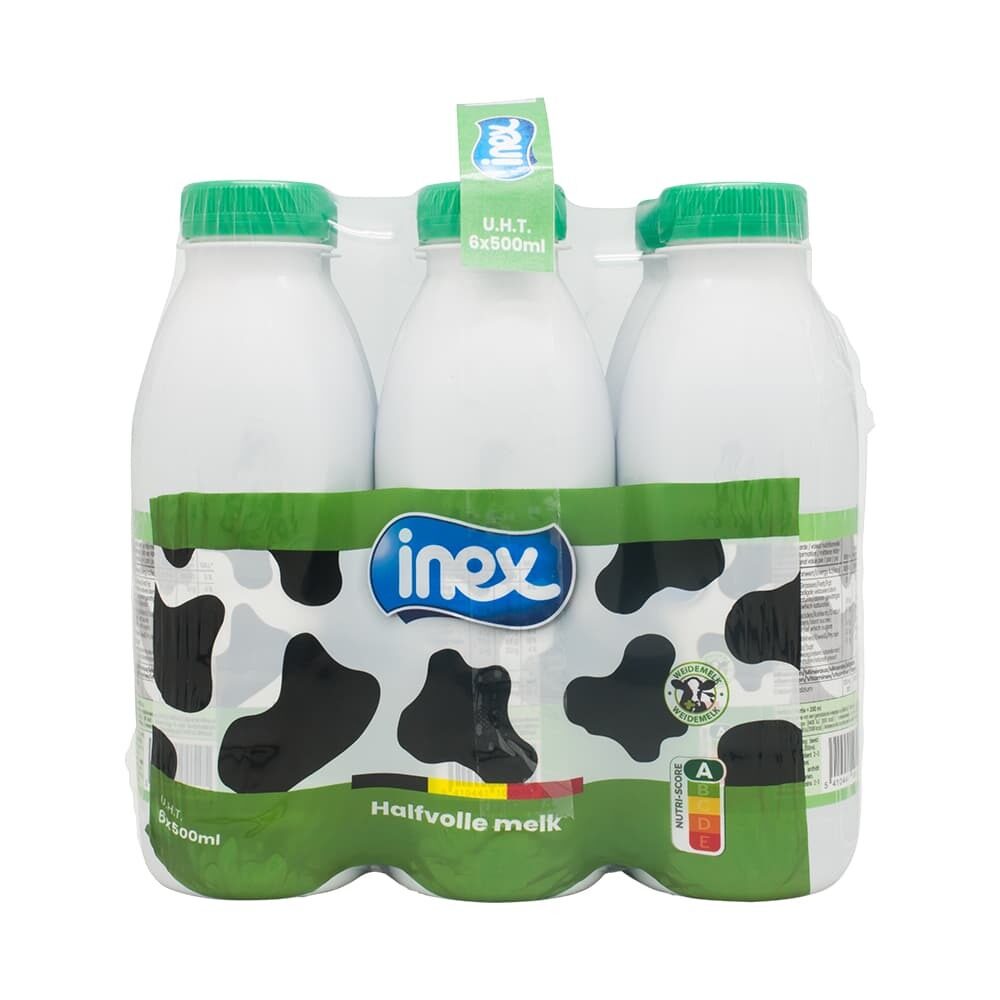 C/6X500ML HALFVOLLE MELK PET UHT