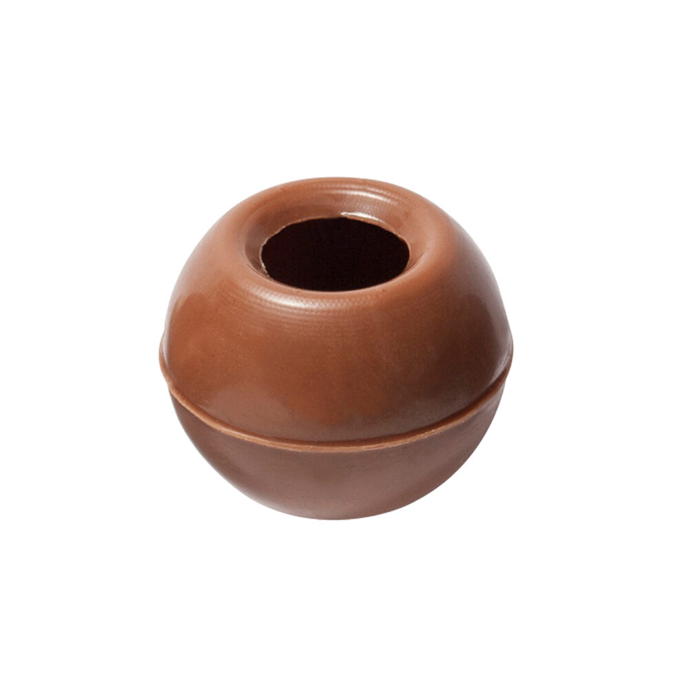C/504PCS BOULES TRUFFE CHOCOLAT AU LAIT - DIA25 MM - CHM-TS-