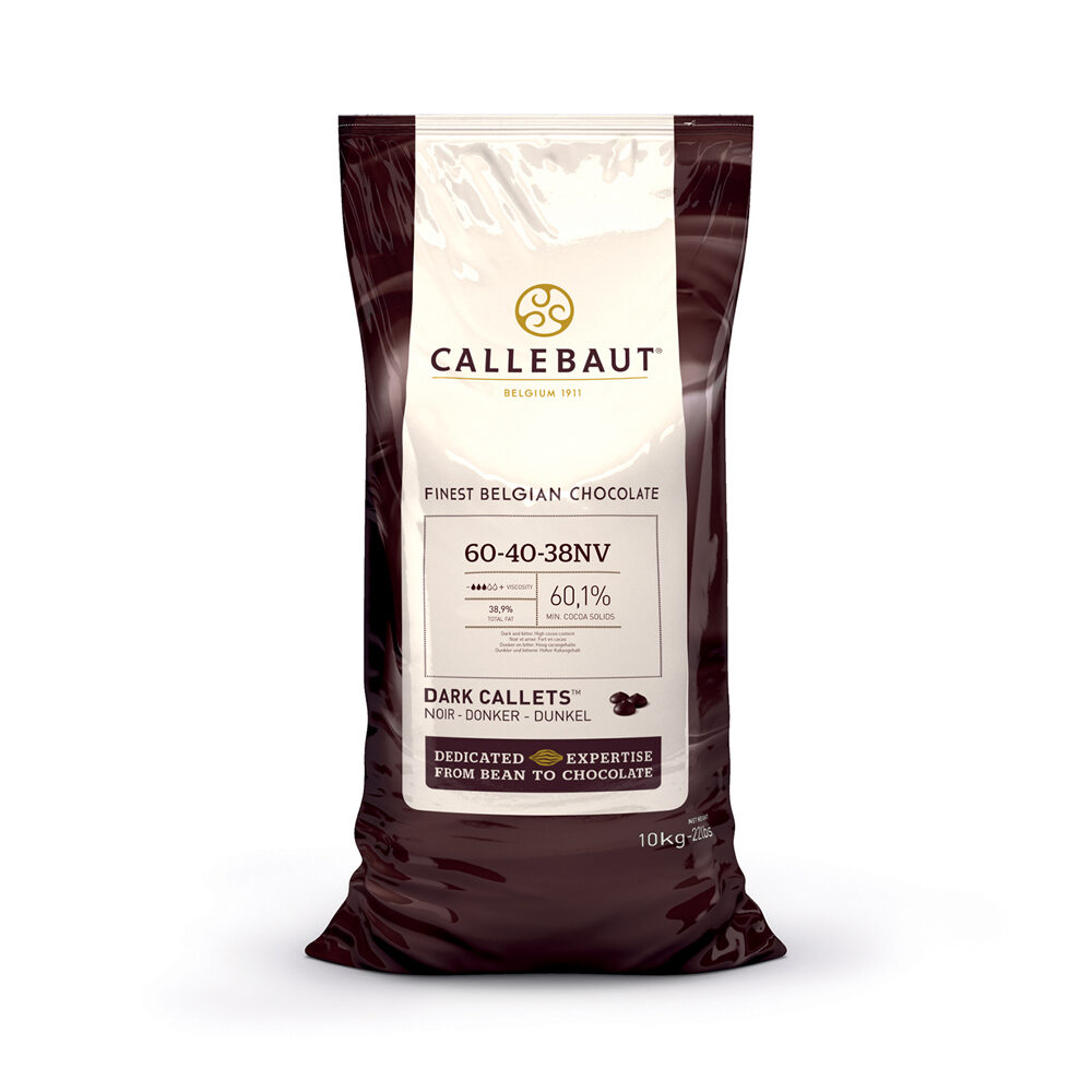 X 10KG CALLEBAUT CALLETS  * 60-40-38-NV 554