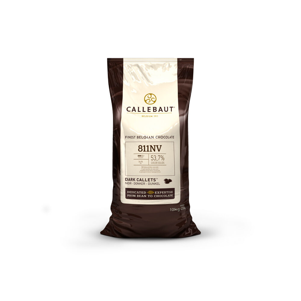 10KG CALLEBAUT DARK CHOCOLATE CALLETS  811NV-01B