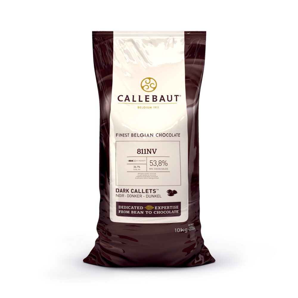 10KG CALLEBAUT DARK CHOCOLATE CALLETS  811NV-01B