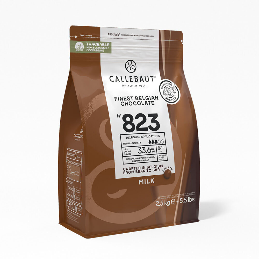X 2.5KG CALL MILK 823-E4-U71 CHOCOLATE CALLETS 33.6%