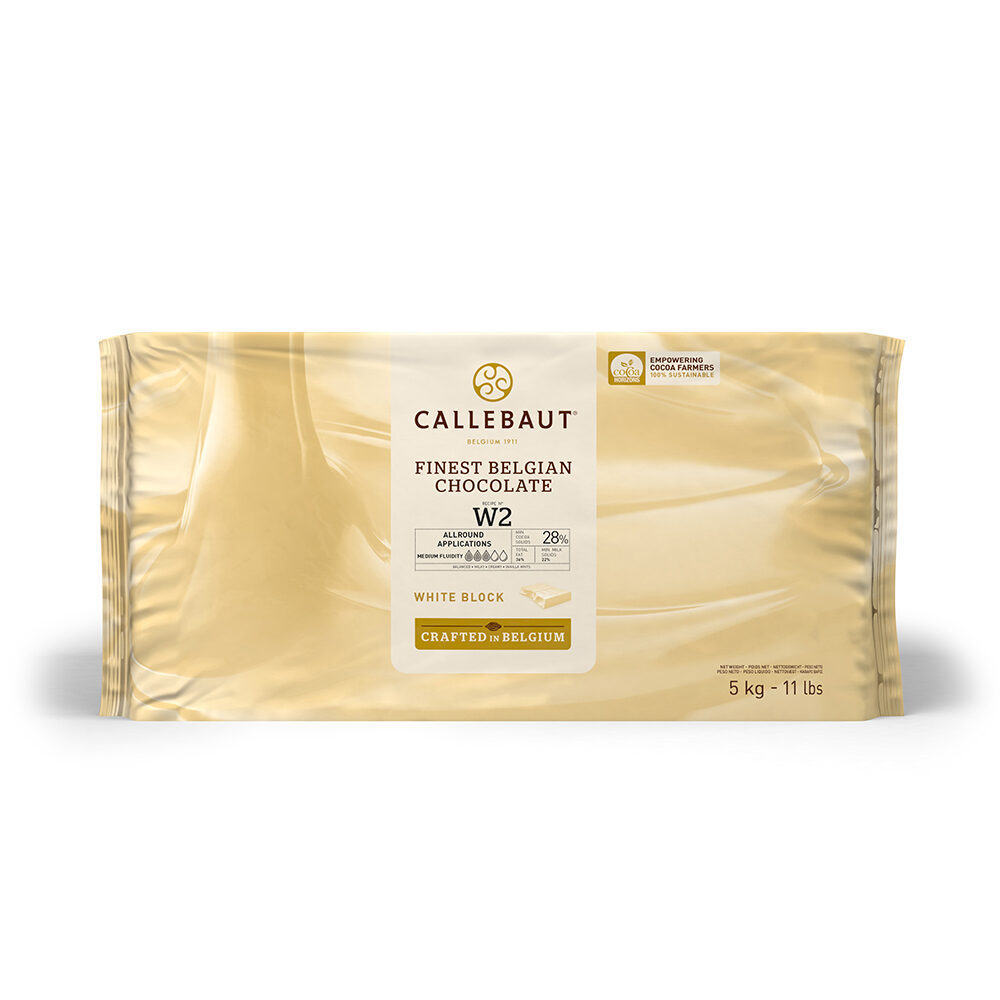 X 5KG CALL W2NV-120  WHITE CHOCOLATE BLOCK