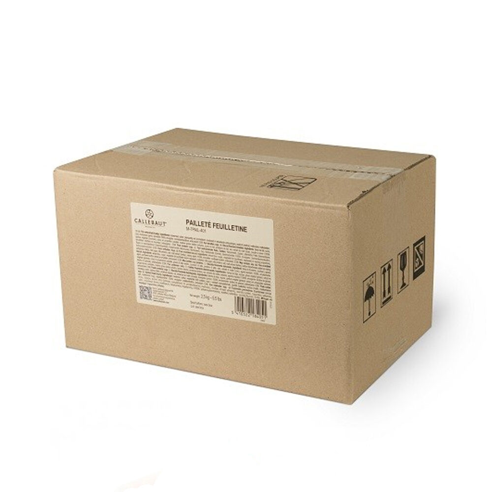 X 2,5KG PAILLETE FEUILLETINE CALLEBAUT M-7 PAIL-E0 - 401