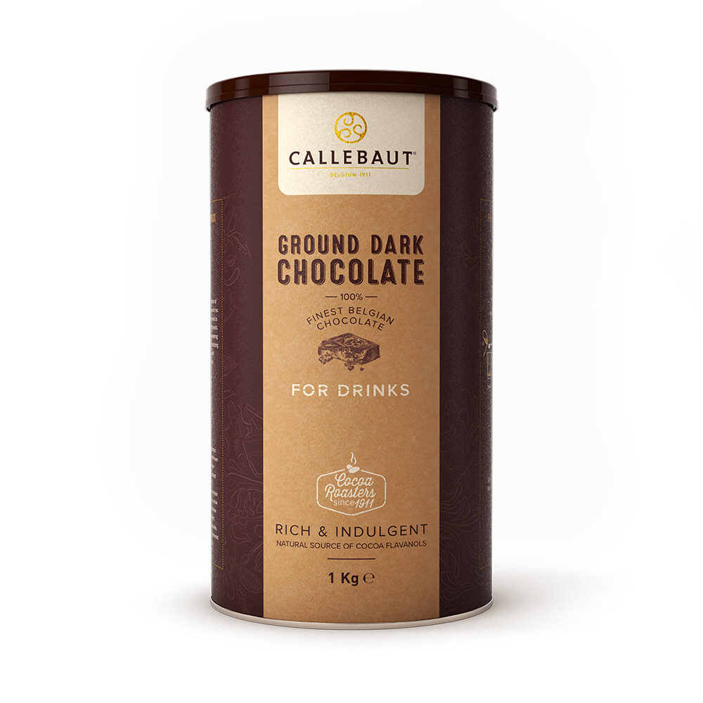 X 1KG GROUND DARK CHOCOLATE POWDER CALLEBAUT. CHD-X5226P-X71