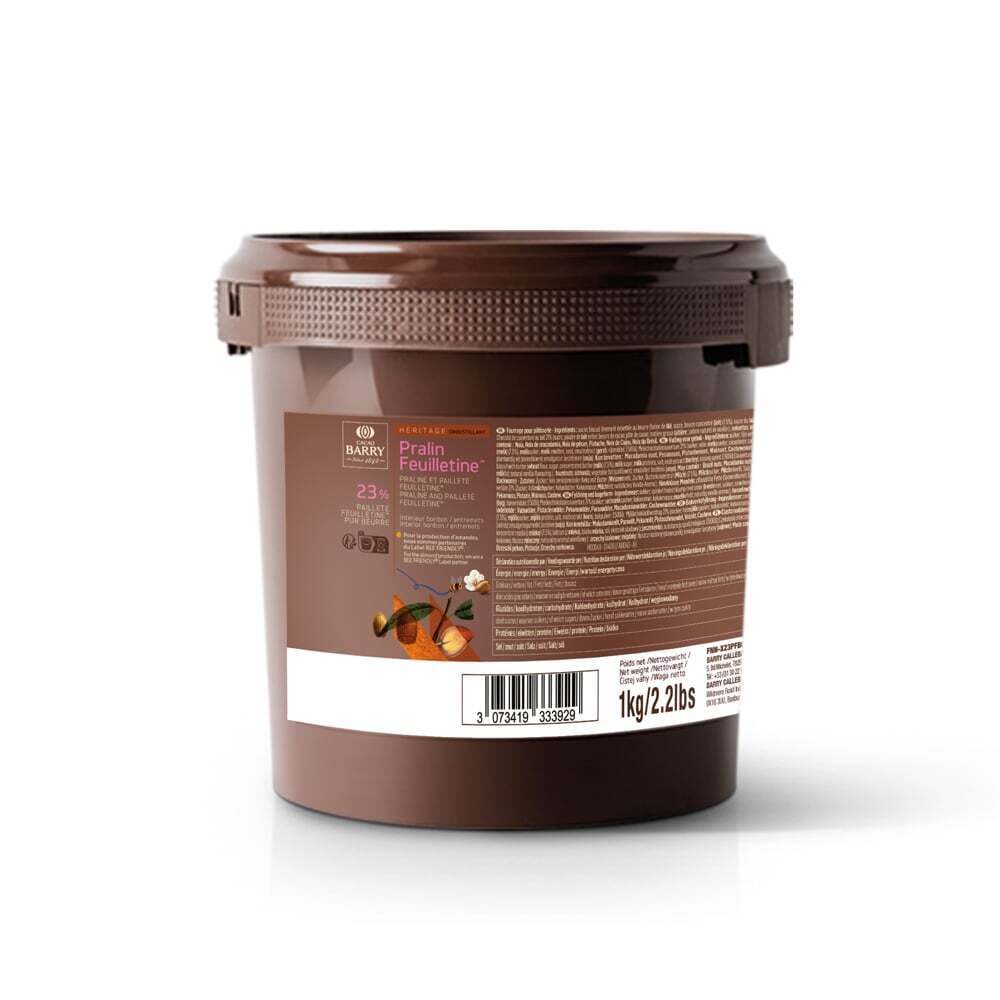 X1KG PRALINE FEUILLETINE BARRY FNN-X23PFBO-E4-19A