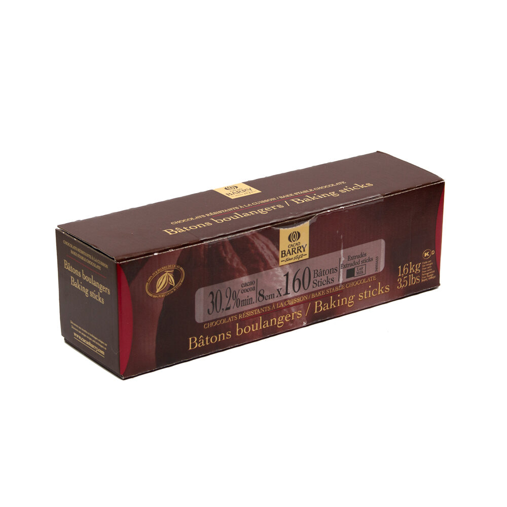 300PC (1.6KG) CHOCOLATE STICKS MILK 8CM