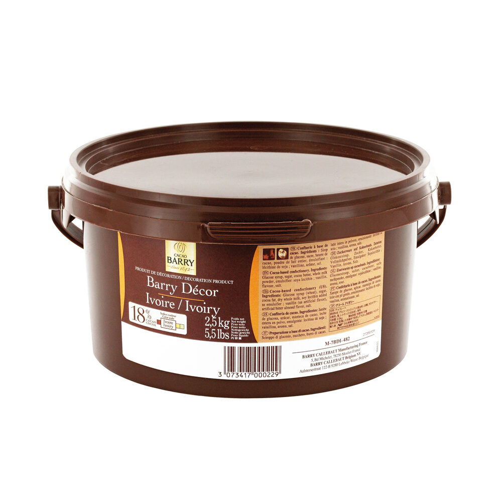 4 X 2.5KG MOULDING CHOCOLATE WHITE (M-7BDI-482)
