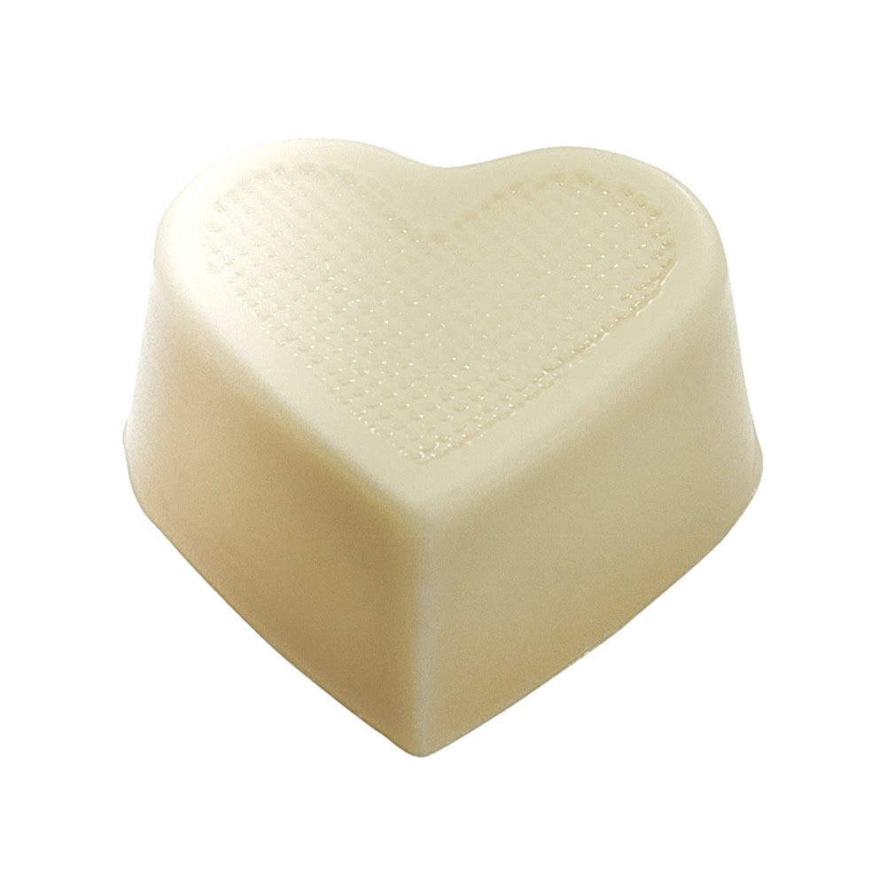 C/648ST. CHOCOLADEHART WIT WEIBLER 3,7G 30X32X15MM