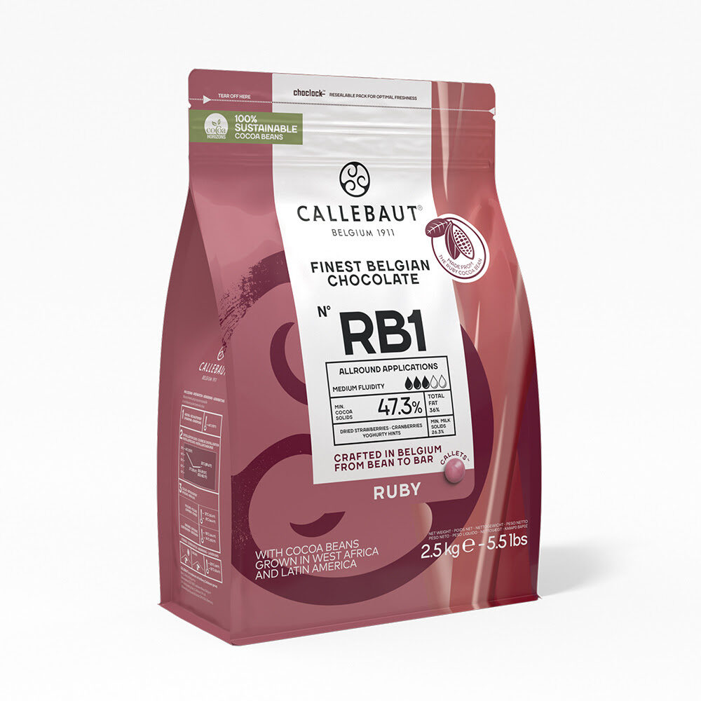 X2,5KG RUBY CHOCOLADE RB1 CALLETS