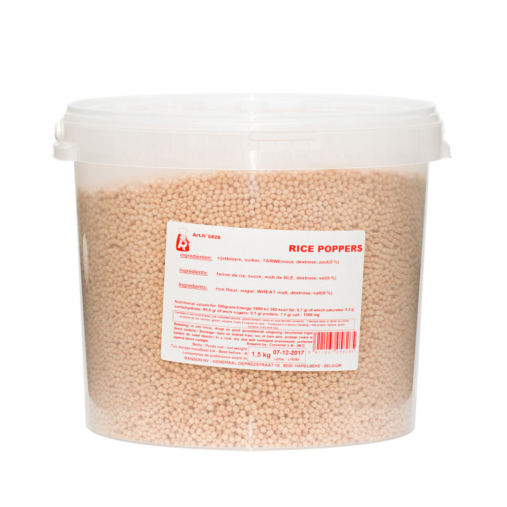 X 1.5KG RICE POPPERS ATLAS