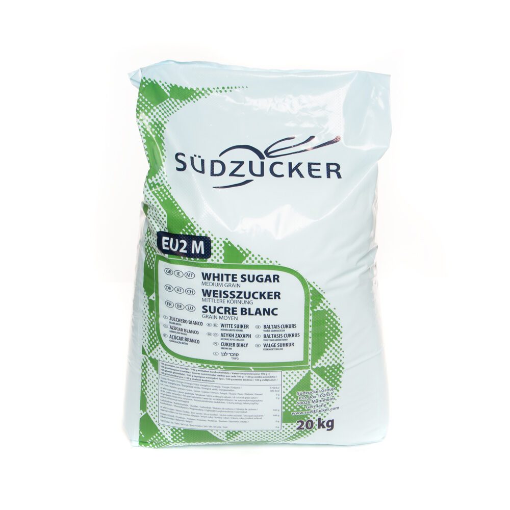 X20KG GRANULATED SUGAR MEDIUM GRAIN EU2 K2 TIENEN