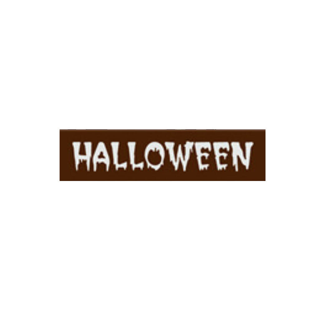 X160PC SCARY HALLOWEEN CHOC.STRIP ML CHD-DC-180050-998 60X30