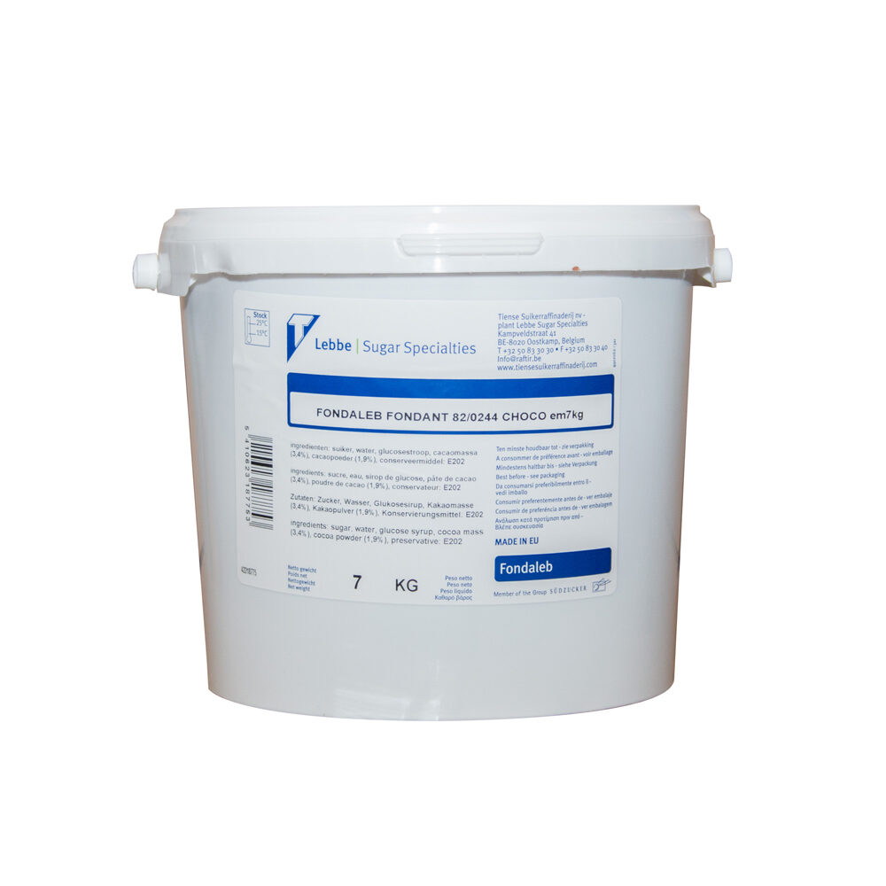 X7KG CHOCOL.FONDANT 82/0244 LEBBE
