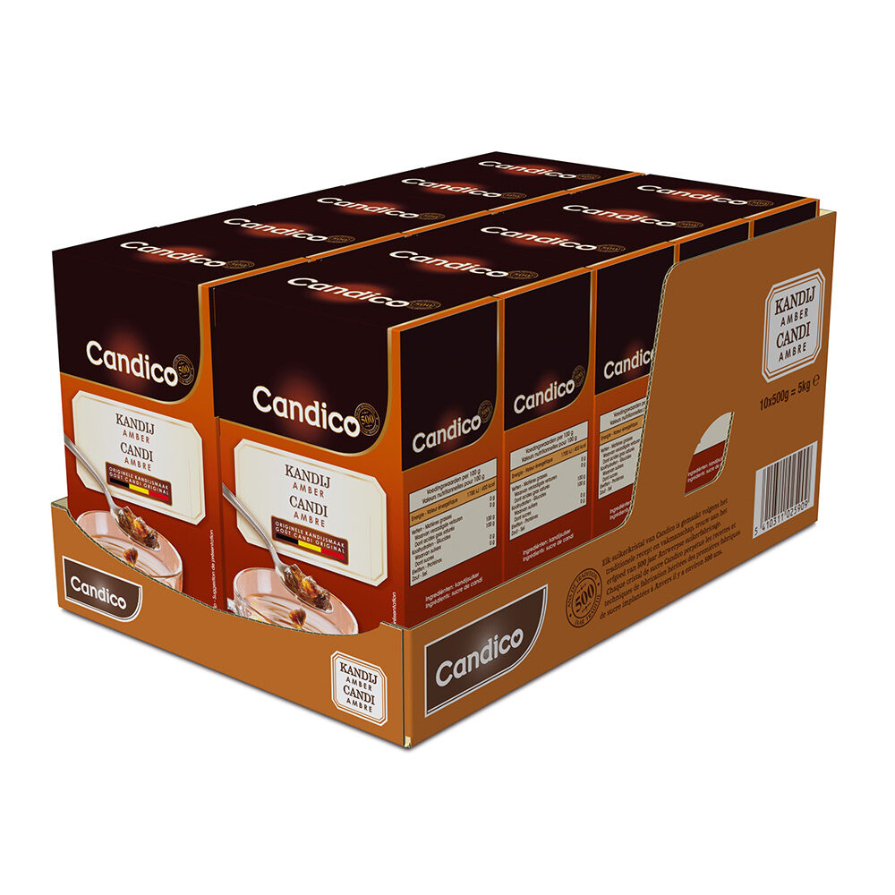 C/10X0,5KG CASSONADE AMBRE