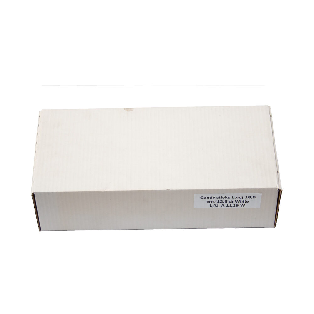X100PCS CANDY STICKS LONG WHITE